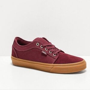 Like New Vans UltraCush Skate Shoe Pro - M8/W6.5 - Burgundy with Gum Sole